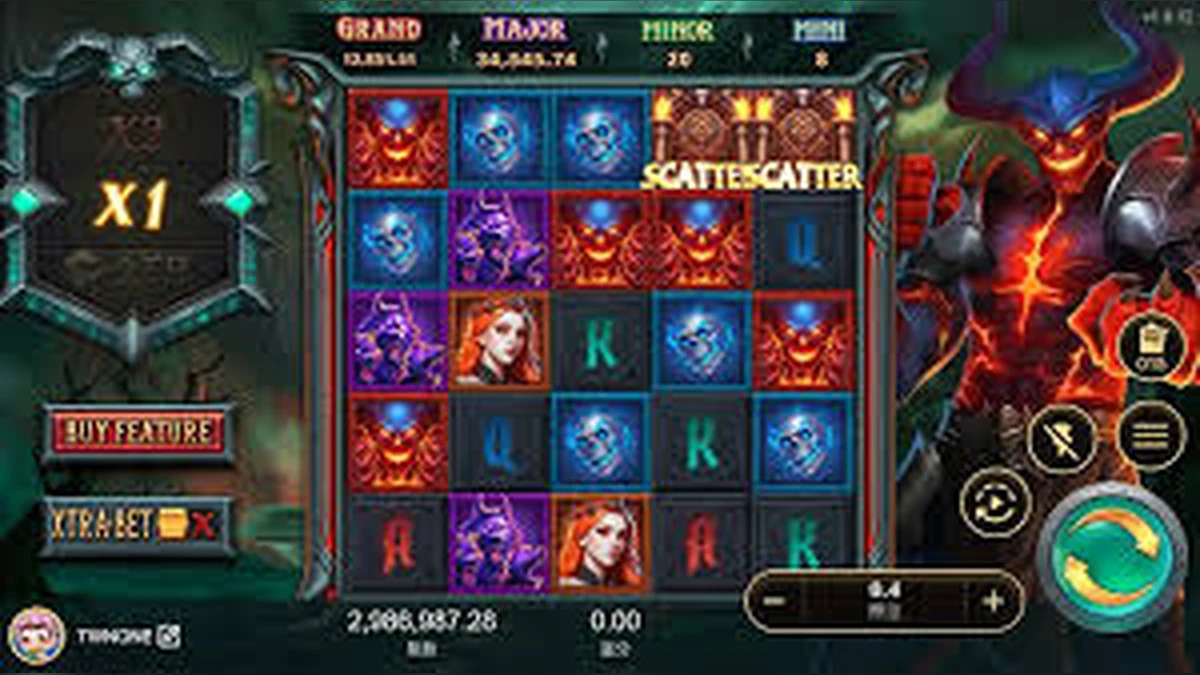 古神巴風特遊戲盤面與符號示意
